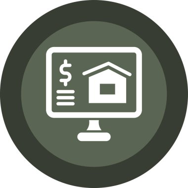 ev bankacılığı vektör simgesi