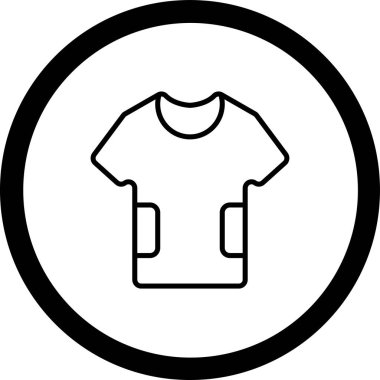 giysi simgesinin vektör illüstrasyonu