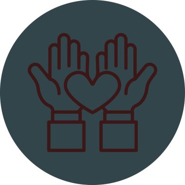 Web ve tasarım için vektör simgesi çizimi