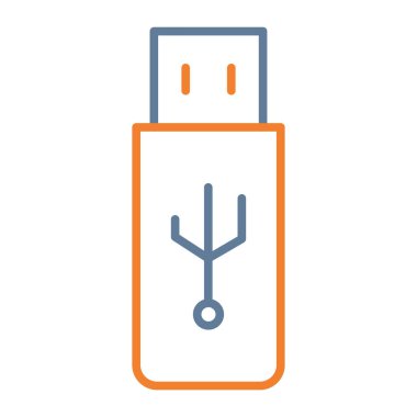 Tak vektör satırı simgesi