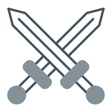 Kılıç kılıç simgesi ana hatlarıyla