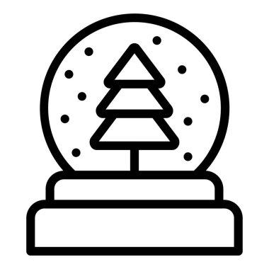 Yılbaşı ağacı. Basit tasarım