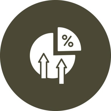 İş ve finans simgesinin vektör illüstrasyonu