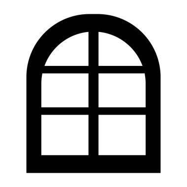 Pencere. Web simgesi basit tasarım