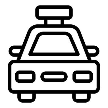 araba simgesi, vektör illüstrasyonu