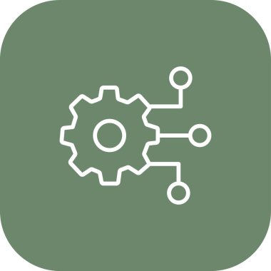 vektör ayarları düz simge