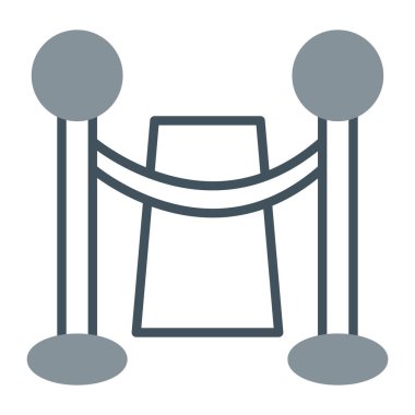 Modern yapı simgesinin vektör illüstrasyonu