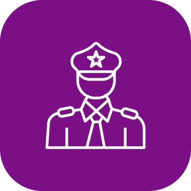 Projeniz için vektör polis simgesi