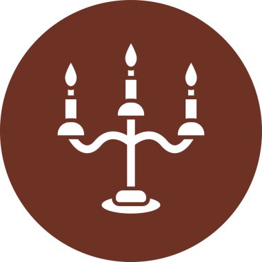 Mum simgesi vektör illüstrasyonu