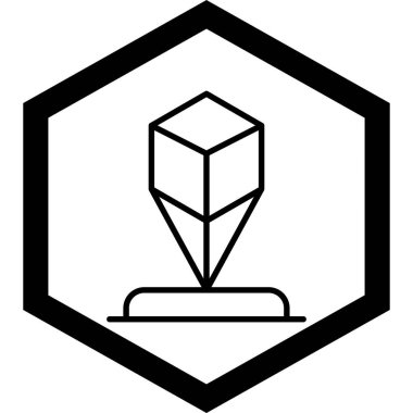 Modern ve basit tasarımın vektör simgesi