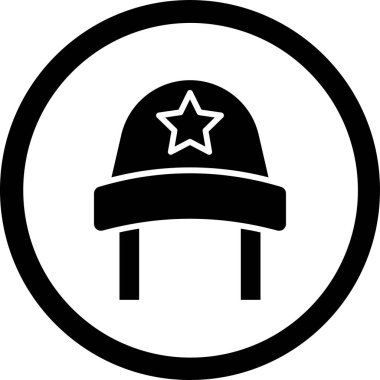 Polis şapkası. Basit tasarım