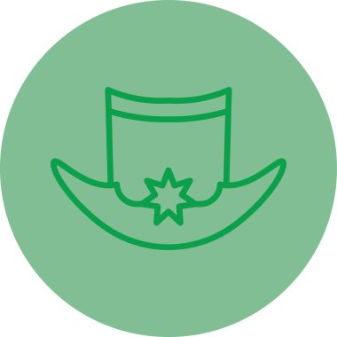 Kovboy şapkası. Basit tasarım