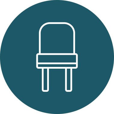 Vektör Koltuğu Simgesi illüstrasyonu