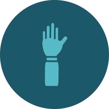 Soyut arkaplan grubunda ikonu durdur