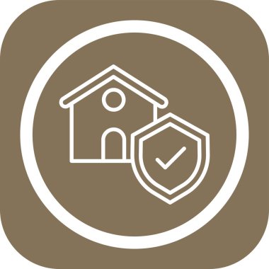 Ev simgesi vektör illüstrasyonu