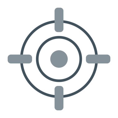 vektör hedef simgesi illüstrasyonu