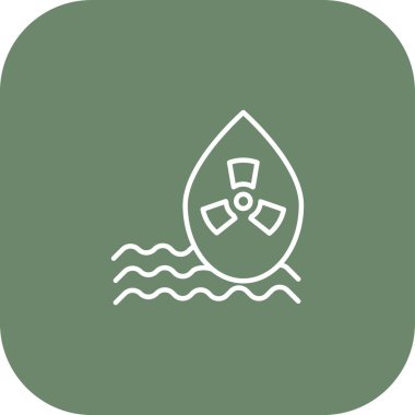 Vektör su damla simgesi