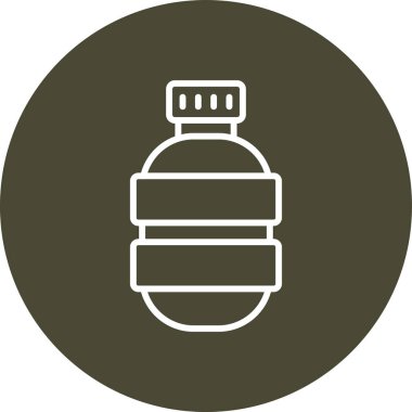 şişe simgesi vektör illüstrasyonu