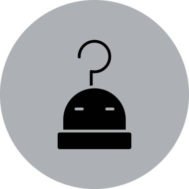 Kanca ağ simgesi, vektör illüstrasyonu