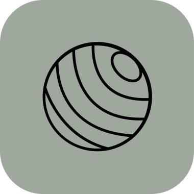 Gezegen ikonu. vektör illüstrasyonu