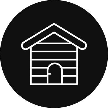 vektör evi simgesi, vektör illüstrasyonu