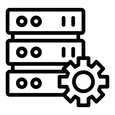 sunucu simgesi çizimi