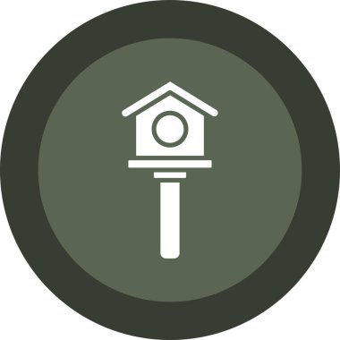 Ev simgesinin vektör illüstrasyonu