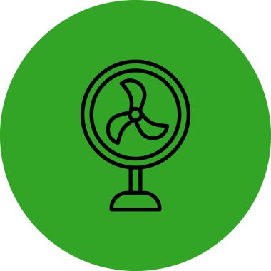 fan simgesi vektör illüstrasyonu