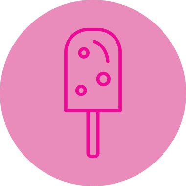 Krema. Web simgesi basit illüstrasyon