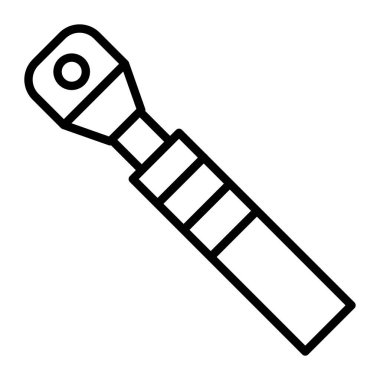 Seo ve teknoloji simgesinin vektör illüstrasyonu