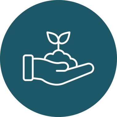 vektör ekoloji ikonu illüstrasyonu