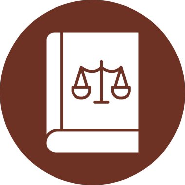 kanun simgesi vektör illüstrasyonu