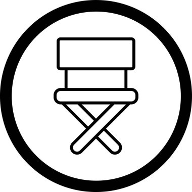 Kamera vektör satırı simgesi