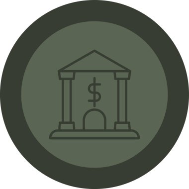 Modern yapı simgesinin vektör illüstrasyonu