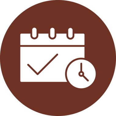 Modern b 'nin vektör illüstrasyonu zaman simgesinden yoksun