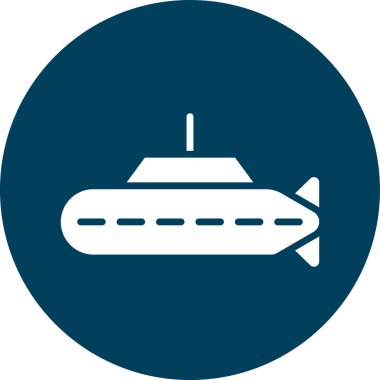 Denizaltı ikonu. Basit tasarım