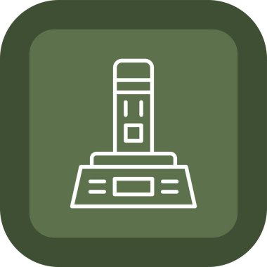 Modern b 'nin vektör illüstrasyonu eksik simgesi