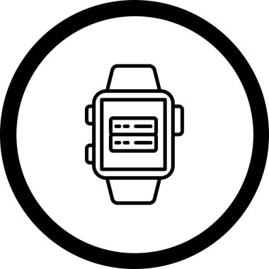 izle simge vektör illüstrasyonu