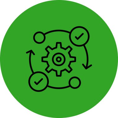 Projeniz için vektör ayarı simgesi