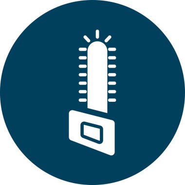 Elektrik metre vektör simgesi. biçim iki renkli düz sembol, mavi ve gri renkler, yuvarlak açılar, beyaz arkaplan.