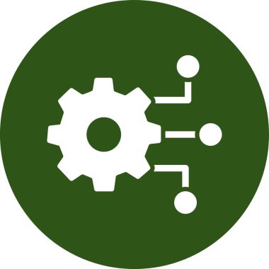 Dişliler. Web simgesi basit tasarım