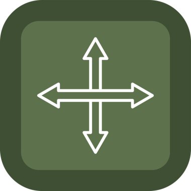 ok simgesi, basit vektör illüstrasyonu