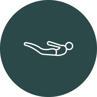 Bir insan simgesinin vektör illüstrasyonu