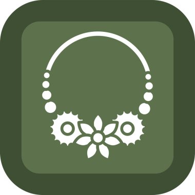 beautiful flower vector glyph icon