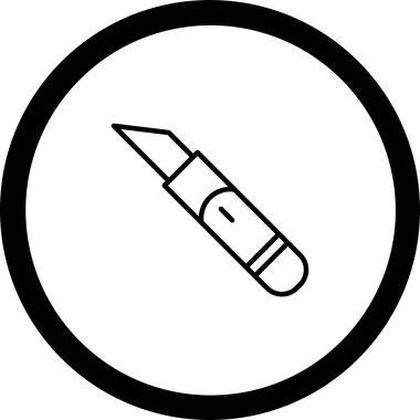 Kalem. Web simgesi basit tasarım