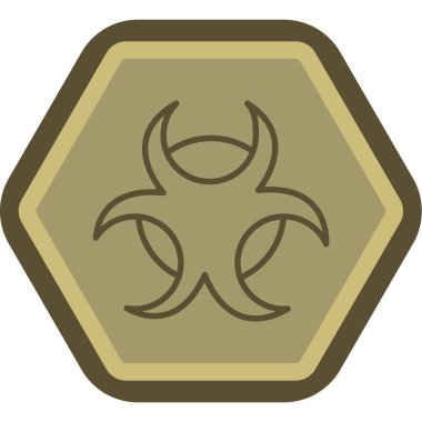 Bir yıldız simgesinin vektör illüstrasyonu