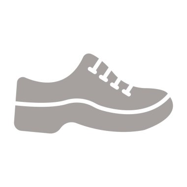 spor ayakkabı vektörü simgesi ağ ve mobil için beyaz arkaplanda izole edildi