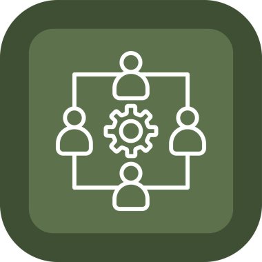 ağ vektör simgesi. biçim iki renkli düz sembol, gri ve cyan renkler, yuvarlak açılar, beyaz arkaplan