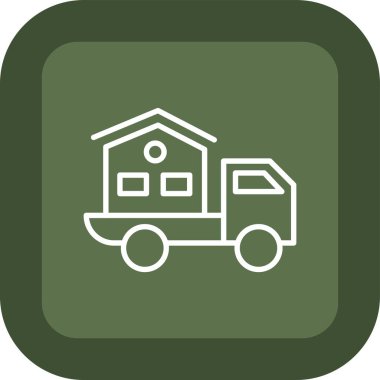 Araba ikonu. vektör illüstrasyonu