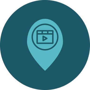 map pointer with location icon